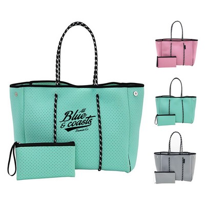 Neoprene Beach Tote Bag