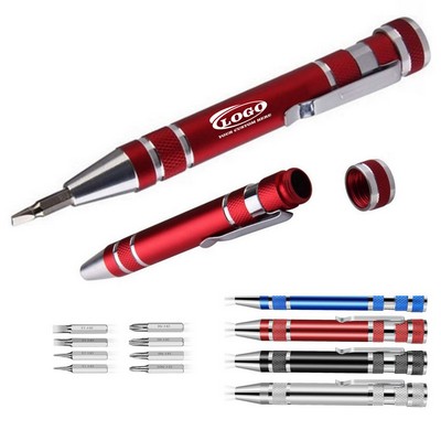 Multipurpose 8 in 1 Magnetic Pocket Screwdriver