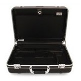 Black Deluxe Polyethylene Tool Case with Chrome Hardware (19"x14.25"x9.125")