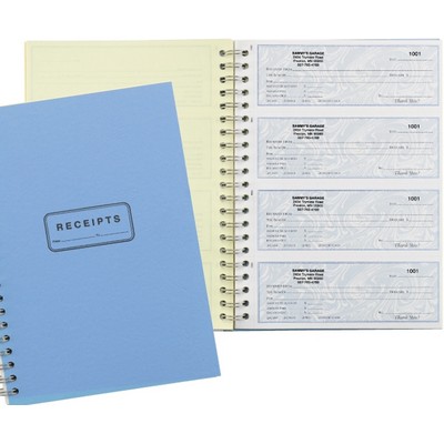 Receipt Form 3 Part Books (7?"x 11")