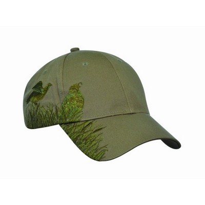 Camouflage Wildlife-Quail Embroidered Mesh Cap
