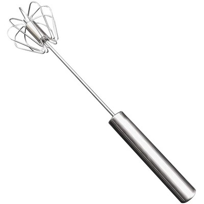 Hand Push Egg Whisk, Stainless Steel, Blender , Egg Beater, Milk Frother, Mixer Stirrer 14inch