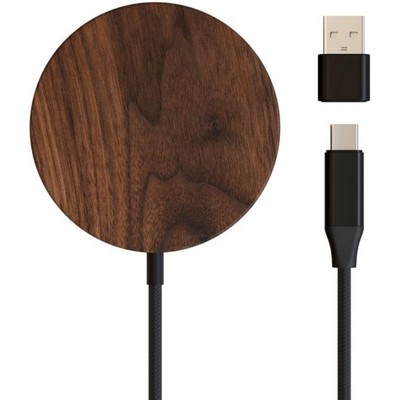 Wooden Wireless Charger Magnetic