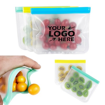 Reusable PEVA Food Storage Bag(10.2" x 7.9")