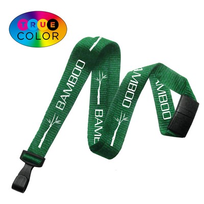 RUSH 5/8" Domestic TrueColor Custom Bamboo Lanyard