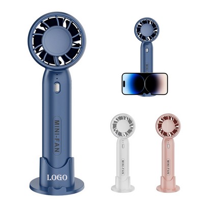 Mini Portable Fans 3 Speeds 2000mAh Rechargeable