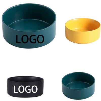 Non-Slip Ceramics Dog Bowl