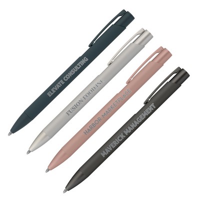 Softy Luxe Metallic Laser Engraved Pen