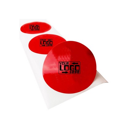 Round Waterproof Sticker