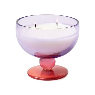 Aura 6 Oz Purple & Pink Tinted Glass Goblet - Pepper & Plum