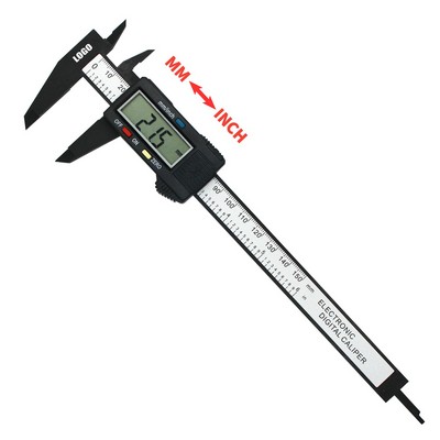Digital 6-Inch 150 mm Caliper Ruler with Metric and Imperial Scales