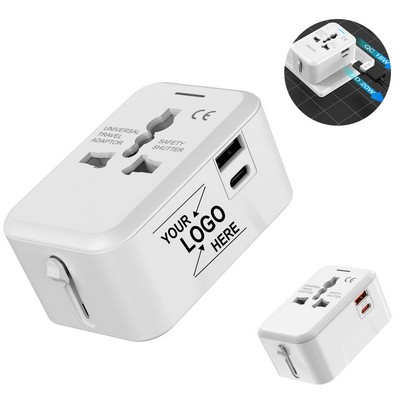 International Travel Fast Charger Adapter Plug