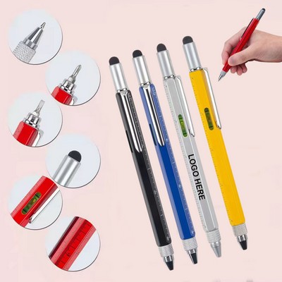 6 In 1 Multitool Stylus Ballpoint Pen