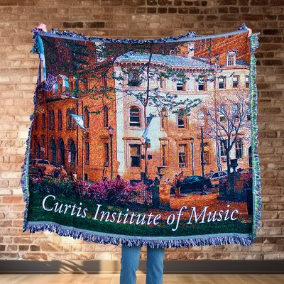 Custom CottonWeave™ Photo Tapestry Throw, USA-made. Size L.