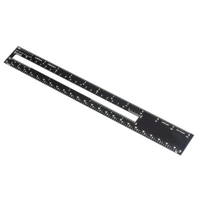 12" US States and Capitals Aluminum Reference Ruler