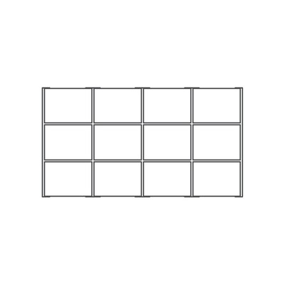12 Compartment Full Size Tray Liner