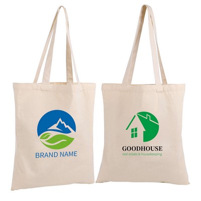 8OZ Natural Cotton Convention Tote Bag