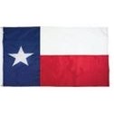 Texas Indoor Parade Flag w/Pole Hem (3'x5')