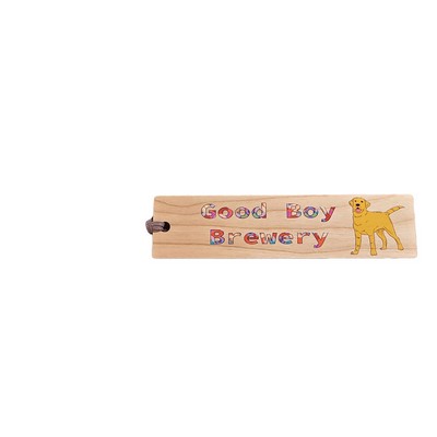 1.5" x 5.75" Hardwood Bookmarks