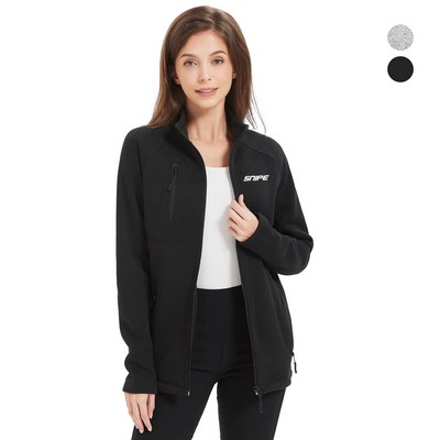 Women's Full Zip Microfleece Brushed Back Jacket