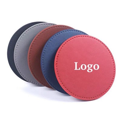 PU Leather Coasters Set of 8 with Holder