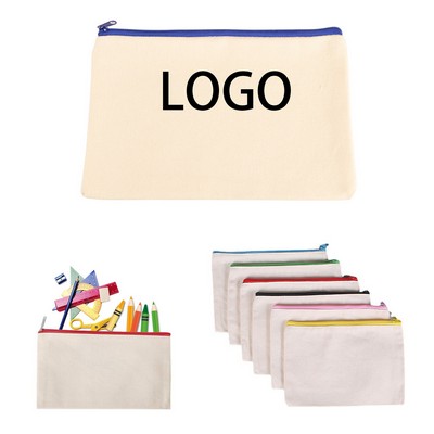 Small Canvas Pencil Case
