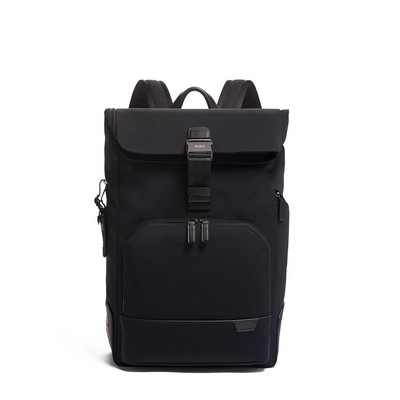 Tumi Harrison Osborn Roll Top Backpack- Black