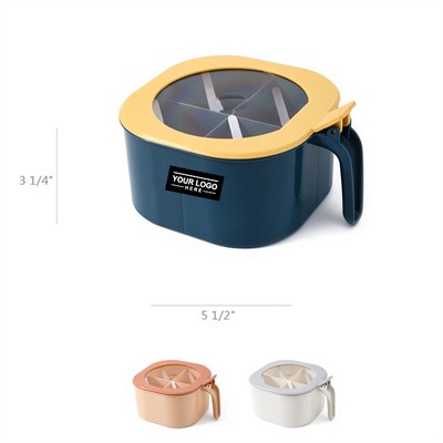 4 Compartment Seasoning Box