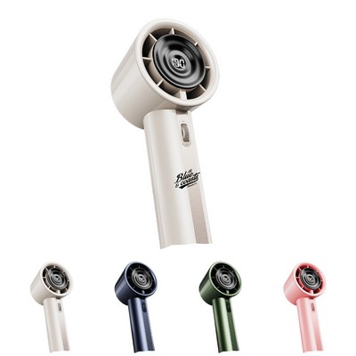 Led Display Handheld Fan