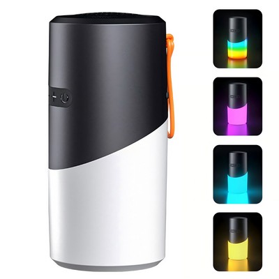 Portable Bluetooth Speaker with LED Dynamic Lights