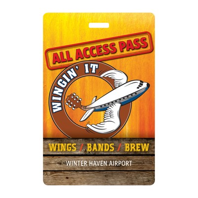 Full Color Write On Tag (Rectangle 2.75"x4.25")