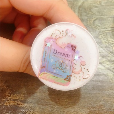 Bling Glitter Epoxy Collapsible Phone Grip Socket Holder
