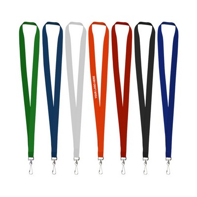 3/4" Heat Transferred Lanyard with J-Hook