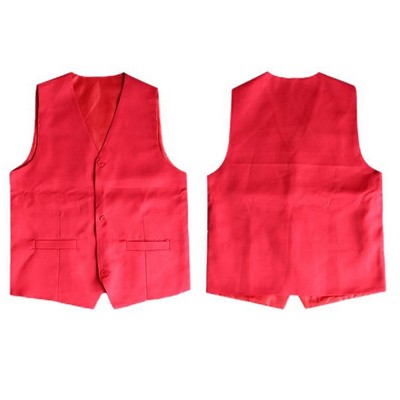 Pocketed Unisex Volunteer Work Vest
