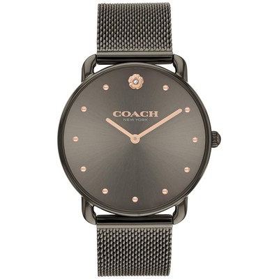 Coach® Ladies Elliot Gray Watch w/IP Dial