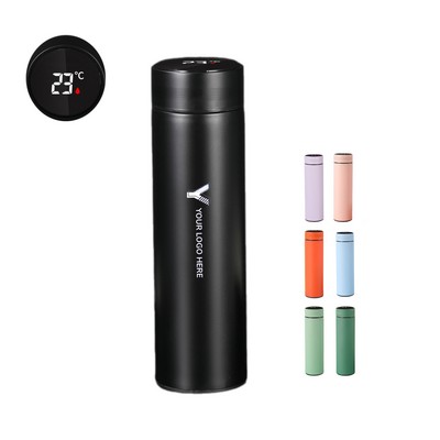 Water Bottle With LED Temperature Display