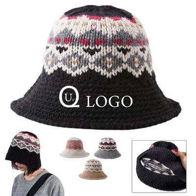 Handmade Knit Bucket Hat