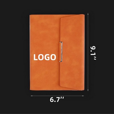 A5 PU Leather Binder Journal Notebook w/200 Pages MOQ100PCS