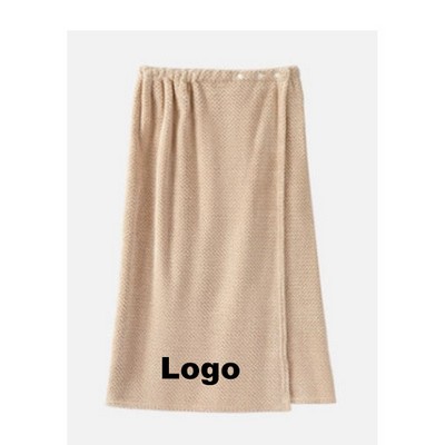 Button-Type Dacron Wearable Bath Towels
