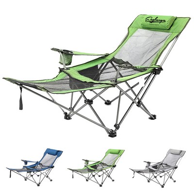2 In 1 Folding Camping Chair