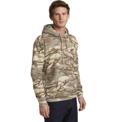 Port & Company Core Fleece Camo Pullover Hooded Sweatshirt.