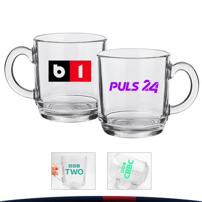 10 oz. Glass Ceramic Coffee Mug