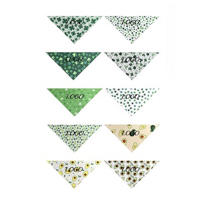 Custom Polyester Towel Pet Bandanas