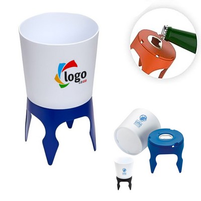 Beach Cup Holders Sand With Bottle Opener & Spikes