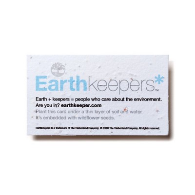 Seed Paper Business Card