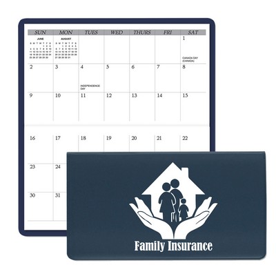 Horizontal Monthly Pocket Planner
