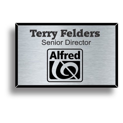2 Ply Frameless Plastic Badge (2" x 3")