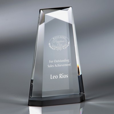 Ascend - Large optical crystal award