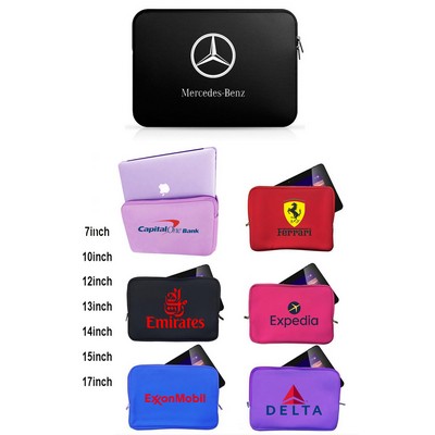 Promotek iBank® Neoprene Sleeve Zippered Case for 17.7" Laptop Notebook Tablet (Black)