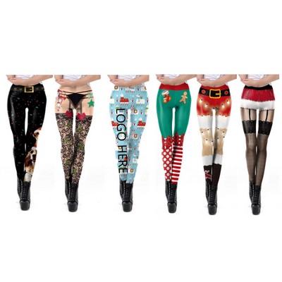 3D Printed Christmas Leggings